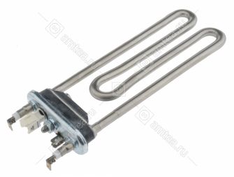 ТЭН (нагреватель) L=180 мм, 1750W, прямой с датчиком стиральной машины Electrolux, Zanussi