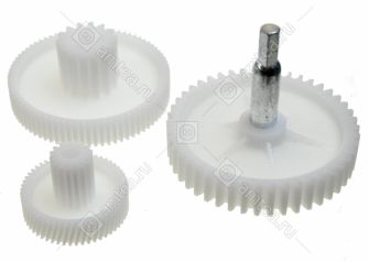 Шестерни (комплект 3 шт.) мясорубки Vitek, Panasonic, Scarlett, Elenberg 