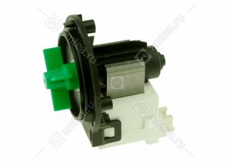 Насос LEILI (на 3х винтах, клеммы фишка mini сзади ) Indesit, Ariston, Gorenje, Whirlpool