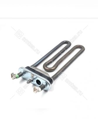 ТЭН (нагреватель) L=170 мм, 1700W, изогнутый с отверстием стиральной машины Indesit, Ariston