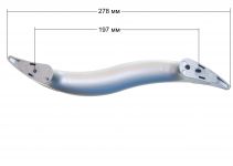 Ручка двери (серебро) холодильника МХМ-18... 775378400102 (2 шт.), 908082500425, 775373400102 