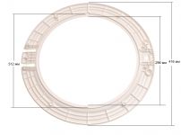 Внутреннее обрамление стиральной машины Атлант