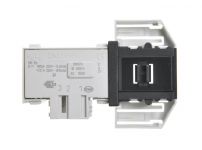 Устройство блокировки люка стиральной машины Bosch, Siemens (короткая)