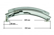 Ручка люка (серебро) стиральной машины Bosch, Siemens