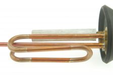 ТЭН (нагреватель) водонагревателя RCA 1500W в сборе (овальный фланец)