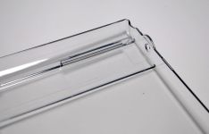 Панель передняя (прозрачная, большая) холодильника Атлант 470x211 мм 