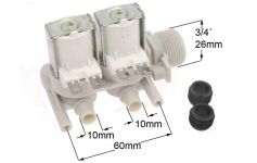 Клапан залива воды стиральной машины Indesit, Ariston