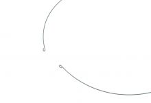 Хомут наружный (стяжка) манжеты люка стиральной машины Атлант