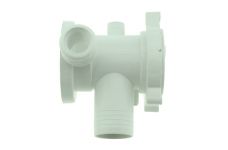 Корпус фильтра (улитка) сливного насоса стиральной машины Indesit, Ariston