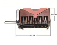 Переключатель мощности конфорки плиты Whirlpool, Hansa, Gorenje, Gefest EGO 46.27266.813/46.27266.500 (7 позиционный)