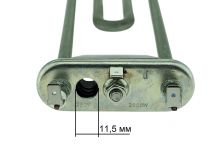ТЭН (нагреватель) L=225 мм, 2000W, с отверстием стиральной машины Samsung