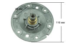 Фланец барабана (с противоположной стороны шкива) стиральной машины Candy