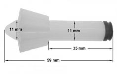 Шестерня (длинная) кухонного комбайна Bosch