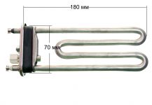 ТЭН (нагреватель) L=180 мм. 1750W прямой с датчиком стиральной машины Атлант
