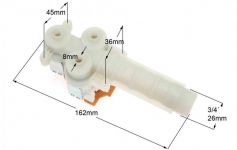 Клапан залива воды стиральной машины Electrolux, Zanussi