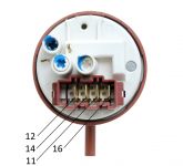 Реле уровня (датчик уровня, прессостат) воды стиральной машины Indesit, Ariston