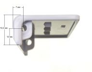 Ручка дверцы морозильной камеры холодильника Stinol