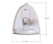 Ручка люка (комплект) стиральной машины Candy, Zerowatt NOT ORIGINAL