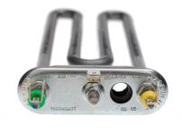 ТЭН (нагреватель) L=170 мм, 1700W, изогнутый с отверстием стиральной машины Indesit, Ariston